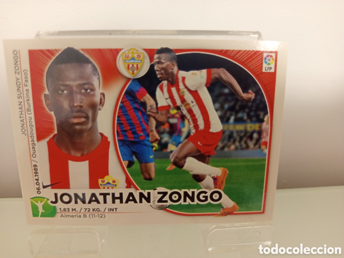 Cromos de F&uacute;tbol: ❇️ CROMO ⚽ JONATHAN ZONGO ALMER&Iacute;A 14 15 2014 2015 ESTE PANINI SIN PEGAR ❇️