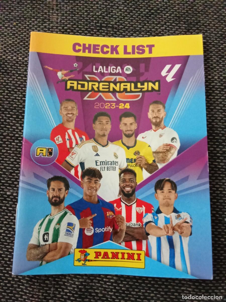 Fu&szlig;ball-Sticker: Check list ADRENALYN 2023-24