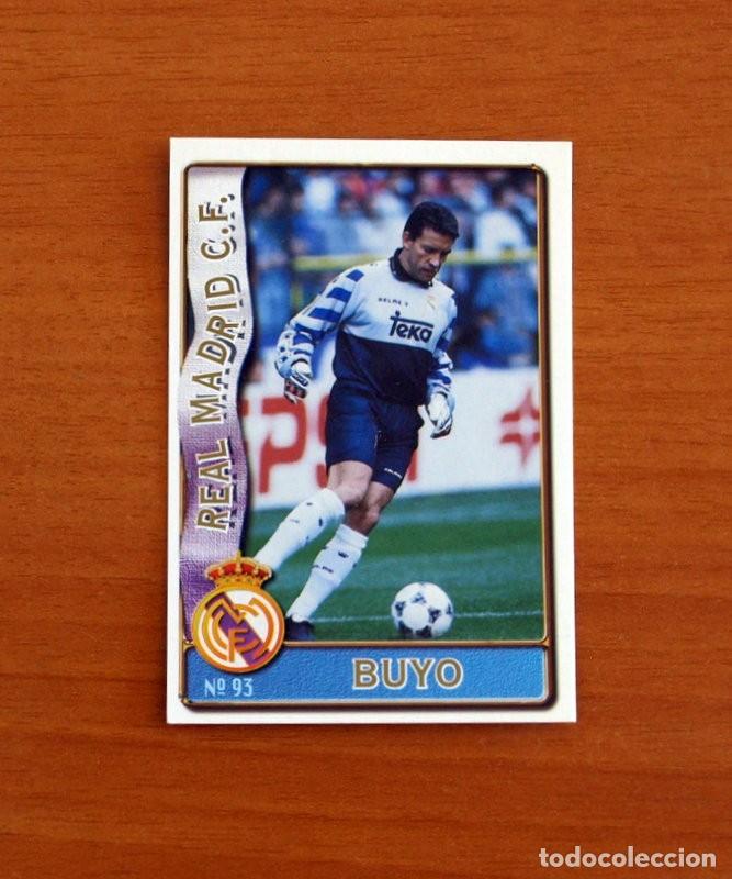 Cromos de F&uacute;tbol: Real Madrid -N&ordm; 93 Buyo -Mundicromo Las Fichas de la Liga de F&uacute;tbol 1996-1997-96-97