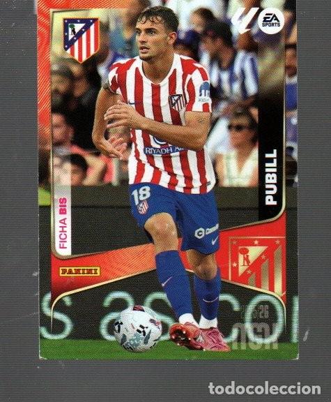 Fu&szlig;ball-Sticker: CROMO DE EDITOR MGH PANINI DEL A&Ntilde;O 2025 / 26 ATL&Eacute;TICO MADRID PUBILL N&ordm; 58 BIS