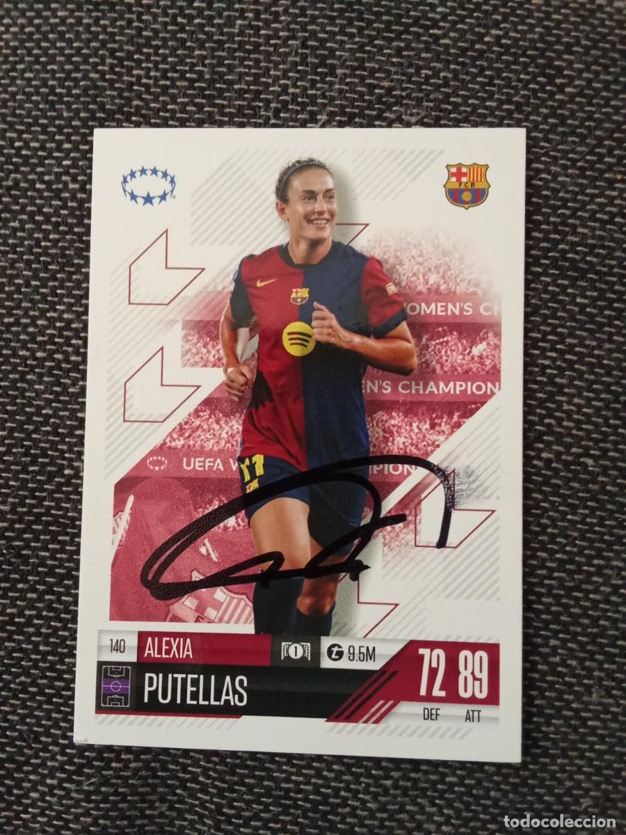 Cromos de F&uacute;tbol: Cromo firmado alexia putellas FC Barcelona