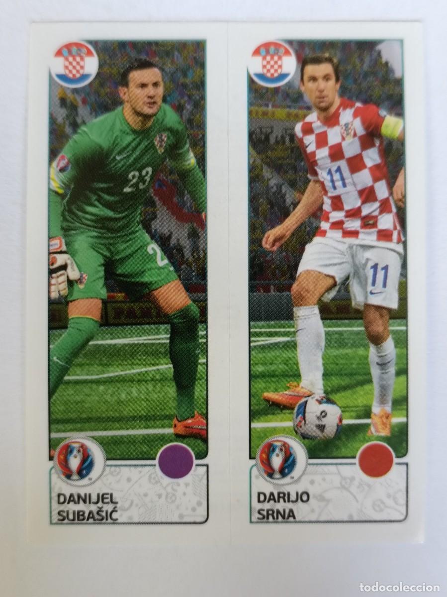 Cromos de F&uacute;tbol: #432 SUBASIC-SRNA (CROACIA) EURO FRANCIA 2016 PANINI
