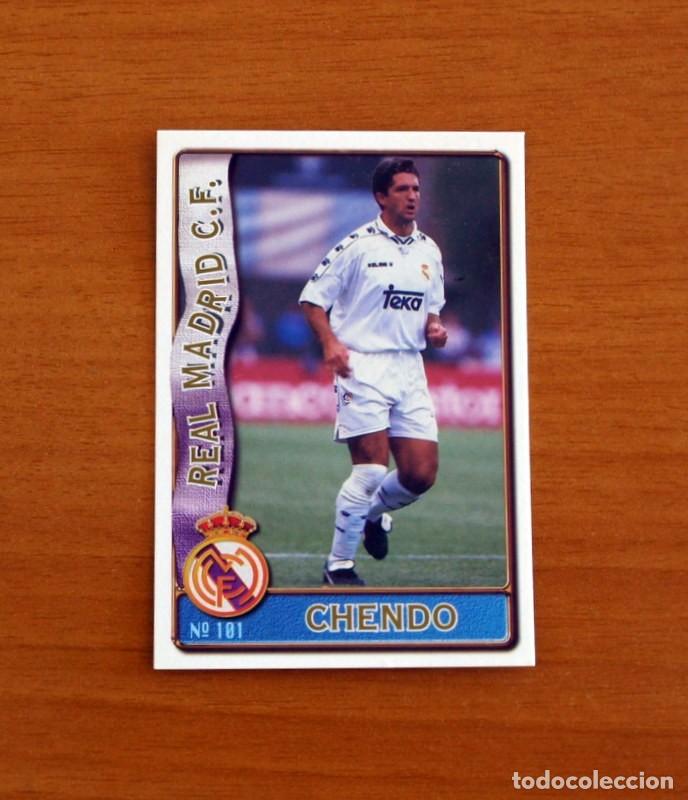 Cromos de F&uacute;tbol: Real Madrid -N&ordm; 101 Chendo -Mundicromo Las Fichas de la Liga de F&uacute;tbol 1996-1997-96-97