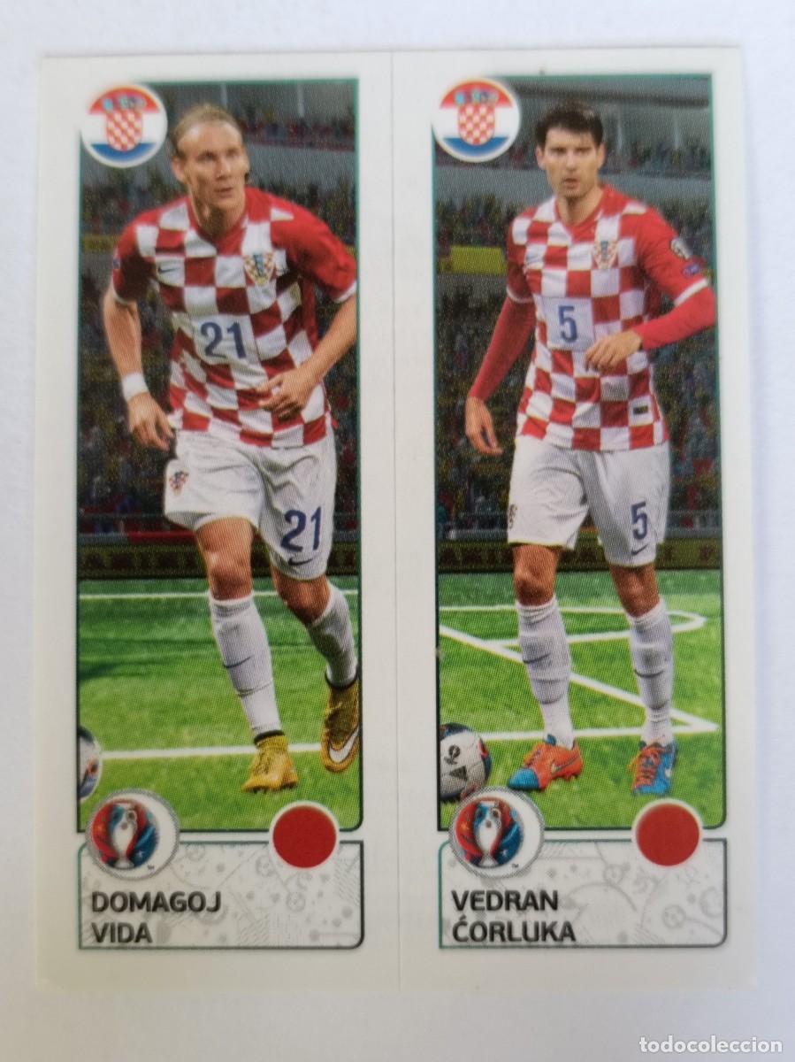 Cromos de F&uacute;tbol: #433 VIDA-CORLUKA (CROACIA) EURO FRANCIA 2016 PANINI