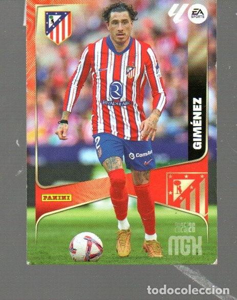 Cromos de F&uacute;tbol: CROMO DE EDITOR MGH PANINI DEL A&Ntilde;O 2025 / 26 ATL&Eacute;TICO MADRID GIM&Eacute;NEZ N&ordm; 59