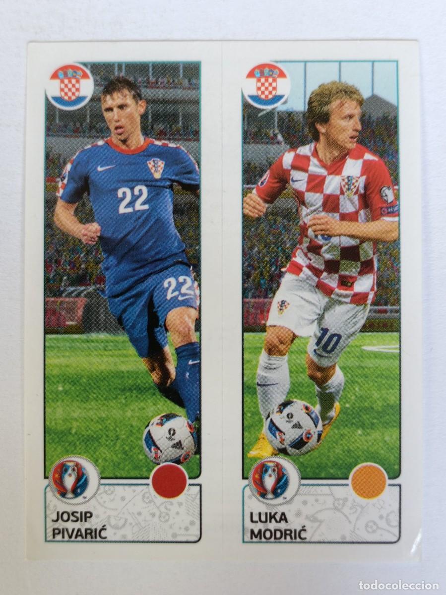 Cromos de F&uacute;tbol: #434 PIVARIC-MODRIC (CROACIA) EURO FRANCIA 2016 PANINI