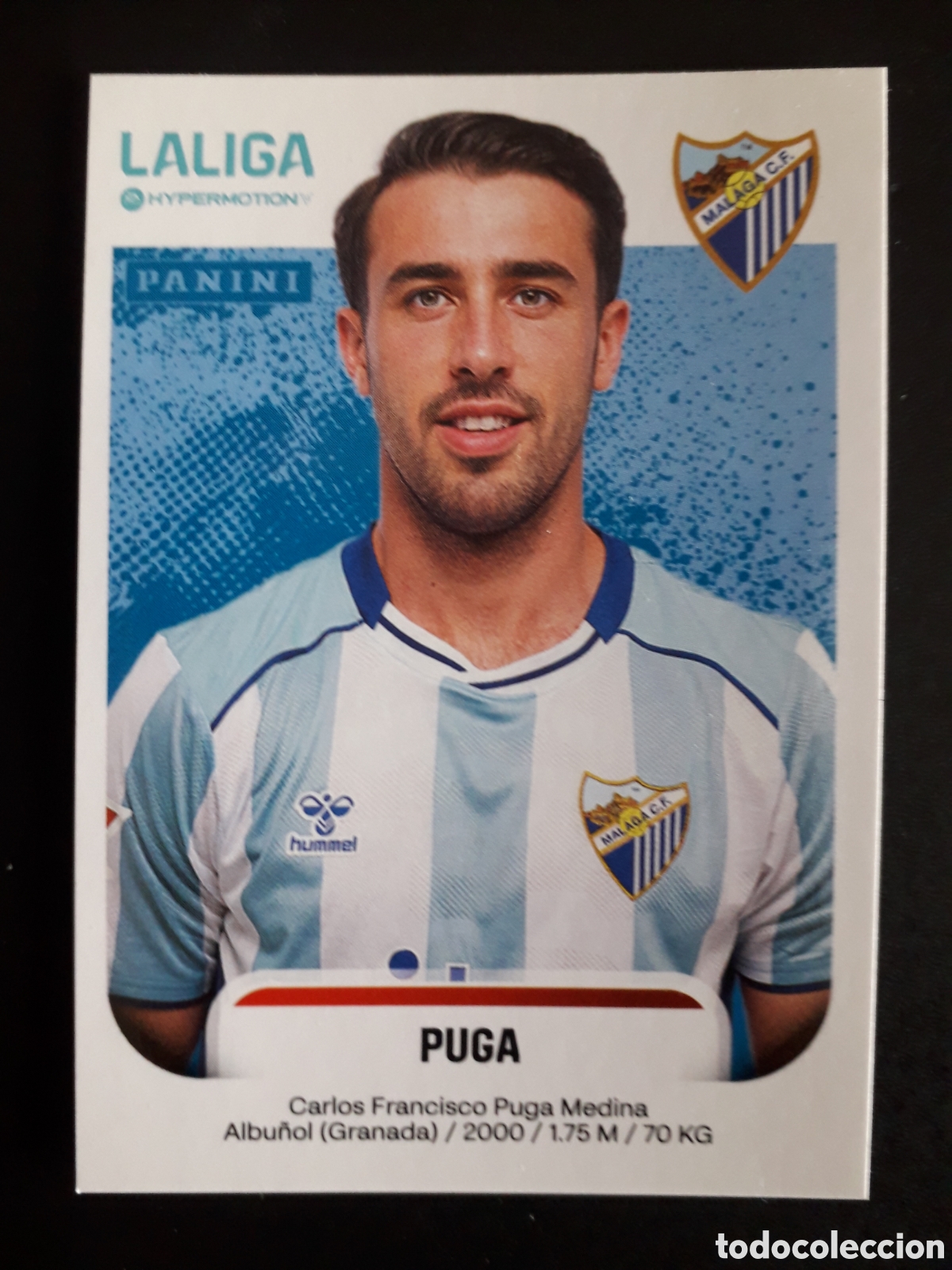 Cromos de F&uacute;tbol: PUGA M&Aacute;LAGA N&deg; 291 LALIGA HYPERMOTION 25 26 2025 2026 PANINI SIN PEGAR PEDIDO M&Iacute;NIMO 3&euro;
