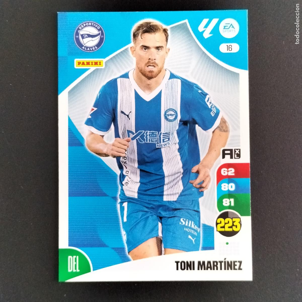 Cromos de F&uacute;tbol: 16 TONI MARTINEZ ALAVES CROMOS ADRENALYN XL LALIGA CARD 2024 2025 24 25 PANINI