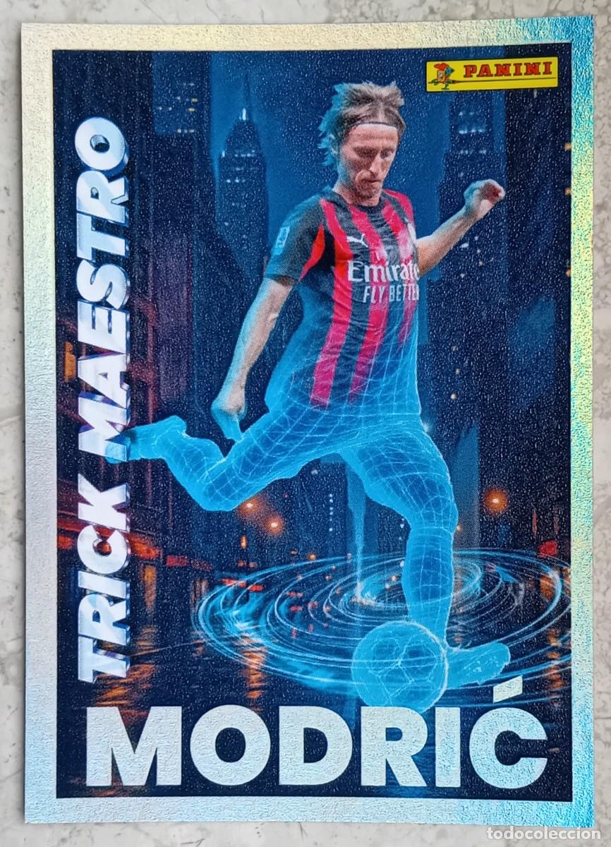 Cromos de F&uacute;tbol: Figurina Panini 2025-26 Cromo Calciatori 2026 Luka Modric AC Milan n 526 Trick Maestro