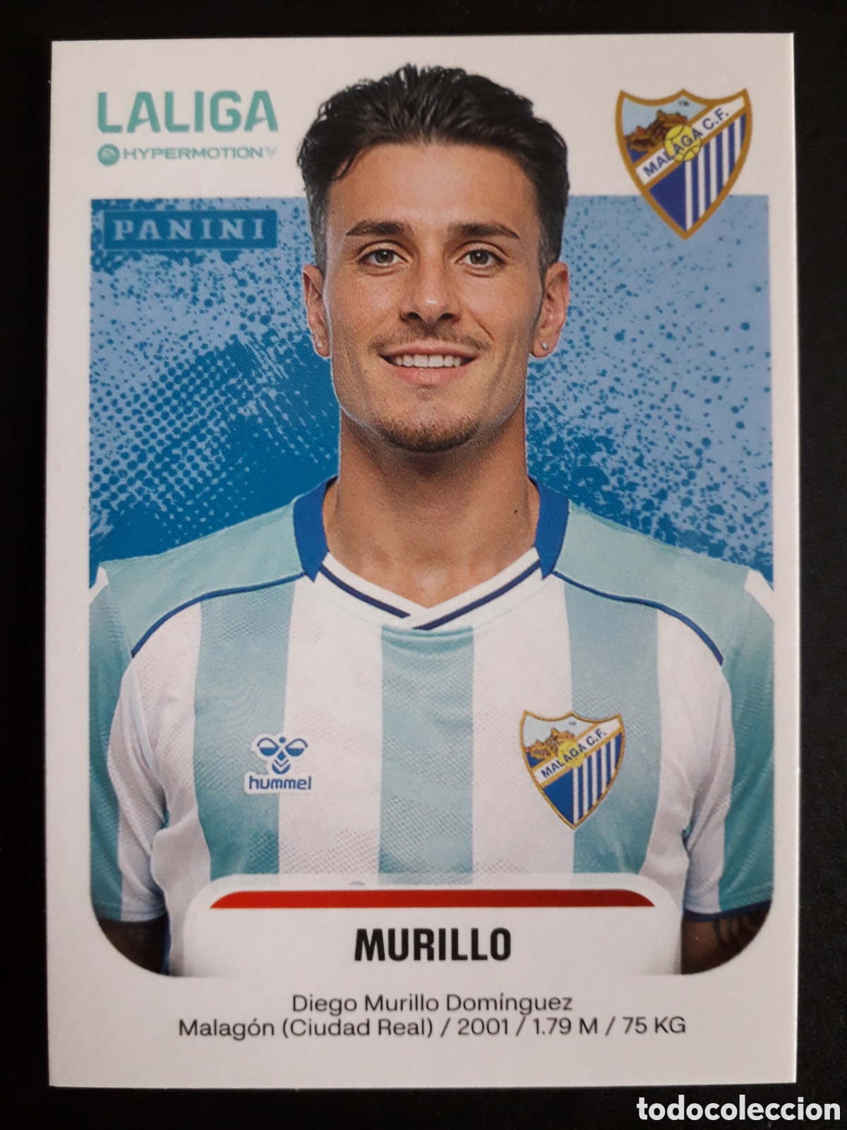 Cromos de F&uacute;tbol: MURILLO M&Aacute;LAGA N&deg; 292 LALIGA HYPERMOTION 25 26 2025 2026 PANINI SIN PEGAR PEDIDO M&Iacute;NIMO 3&euro;