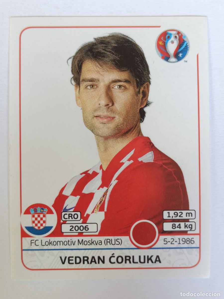 Cromos de F&uacute;tbol: #439 VEDRAN CORLUKA (CROACIA) EURO FRANCIA 2016 PANINI