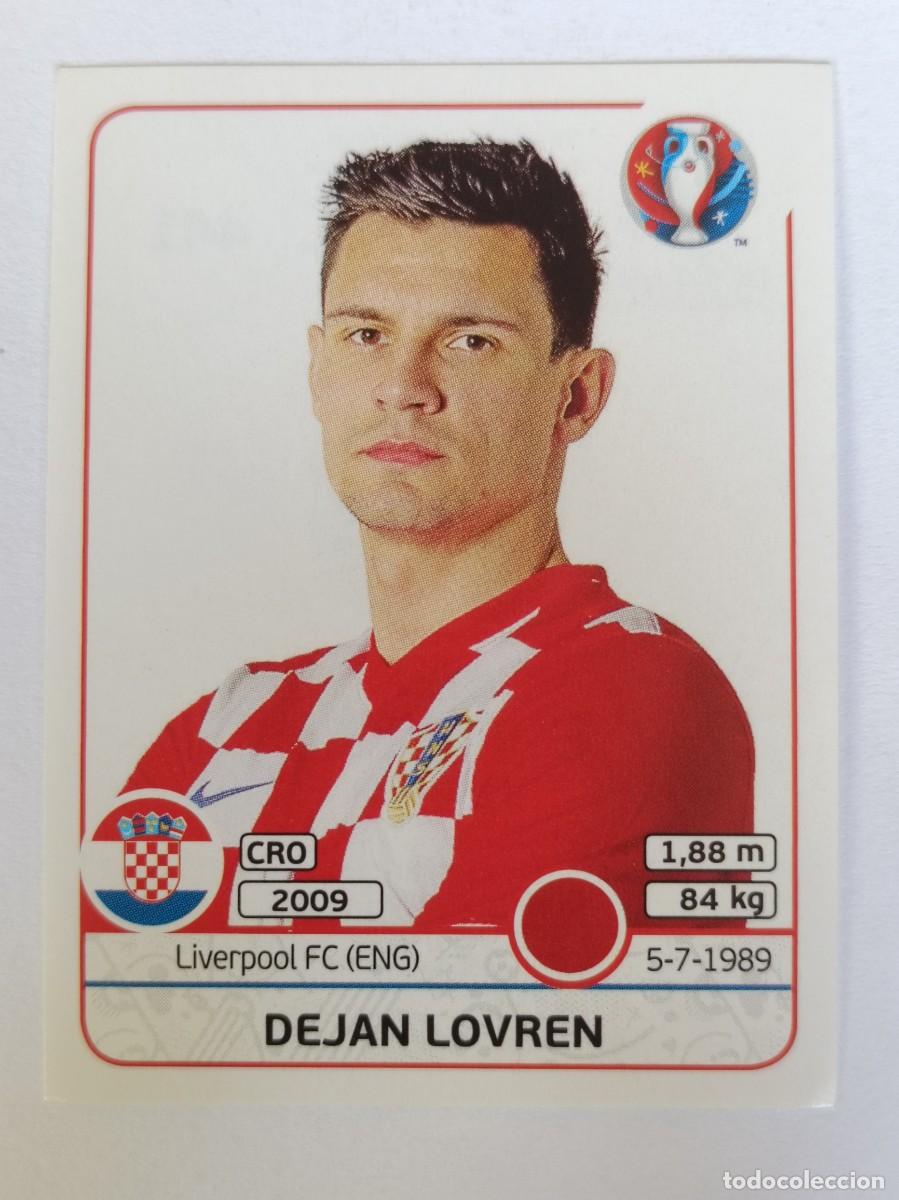 Cromos de F&uacute;tbol: #441 DEJAN LOVREN (CROACIA) EURO FRANCIA 2016 PANINI