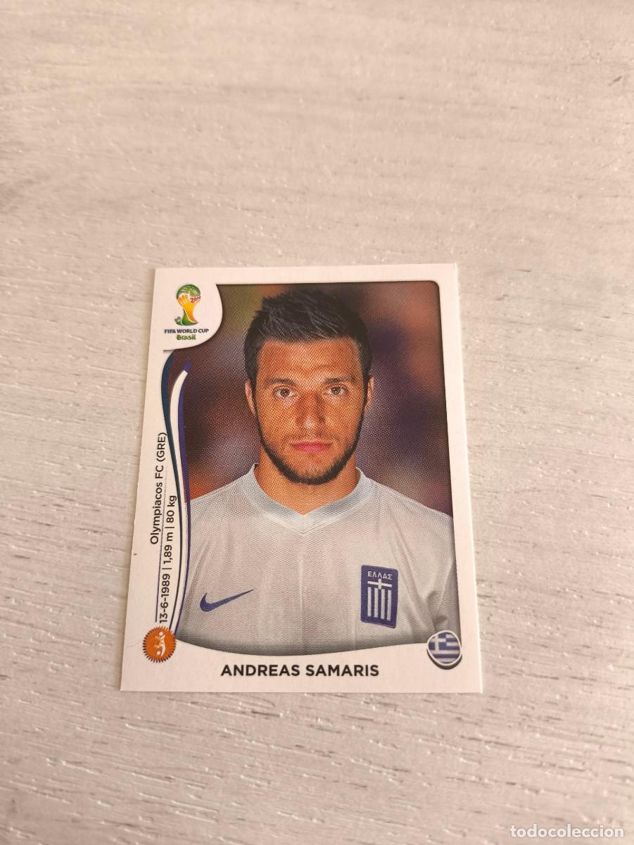 Cromos de F&uacute;tbol: 212 Andreas Samaris GRECIA PANINI FIFA MUNDIAL WORLD CUP BRASIL 2014 NO LIGA ESTE