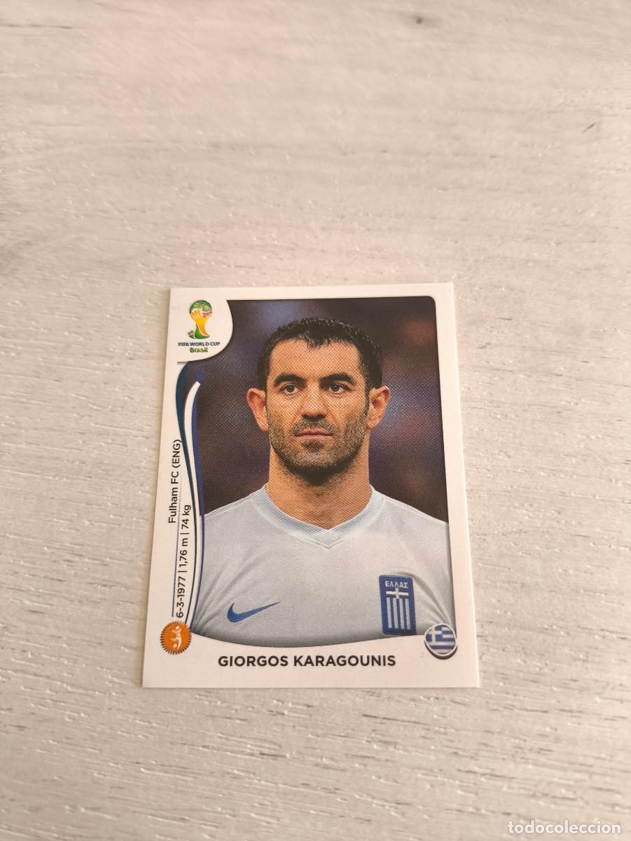 Football Stickers: 213 Giorgos Karagounis GRECIA PANINI FIFA MUNDIAL WORLD CUP BRASIL 2014 NO LIGA ESTE