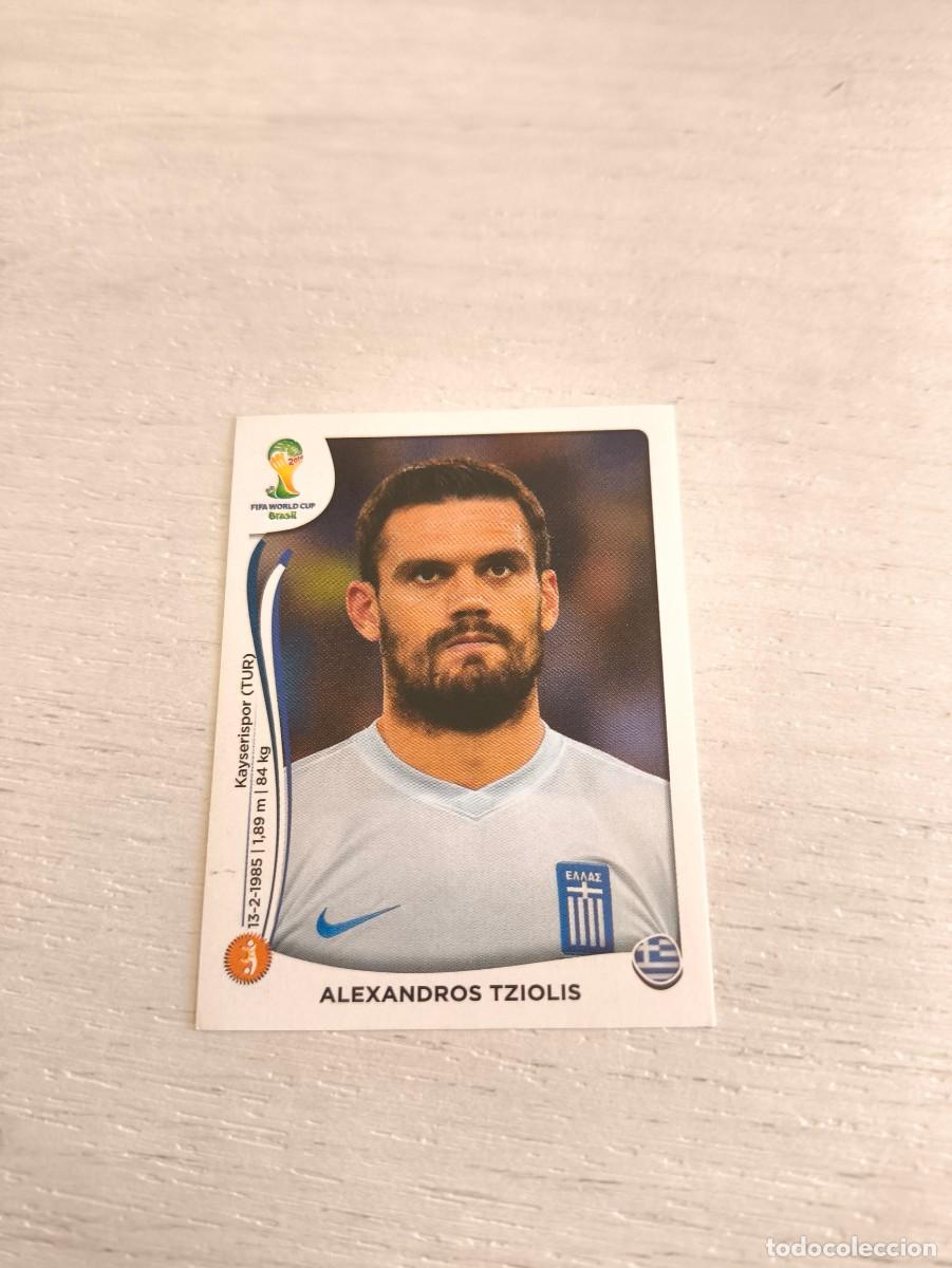 Cromos de F&uacute;tbol: 215 Alexandros Tziolis GRECIA PANINI FIFA MUNDIAL WORLD CUP BRASIL 2014 NO LIGA ESTE
