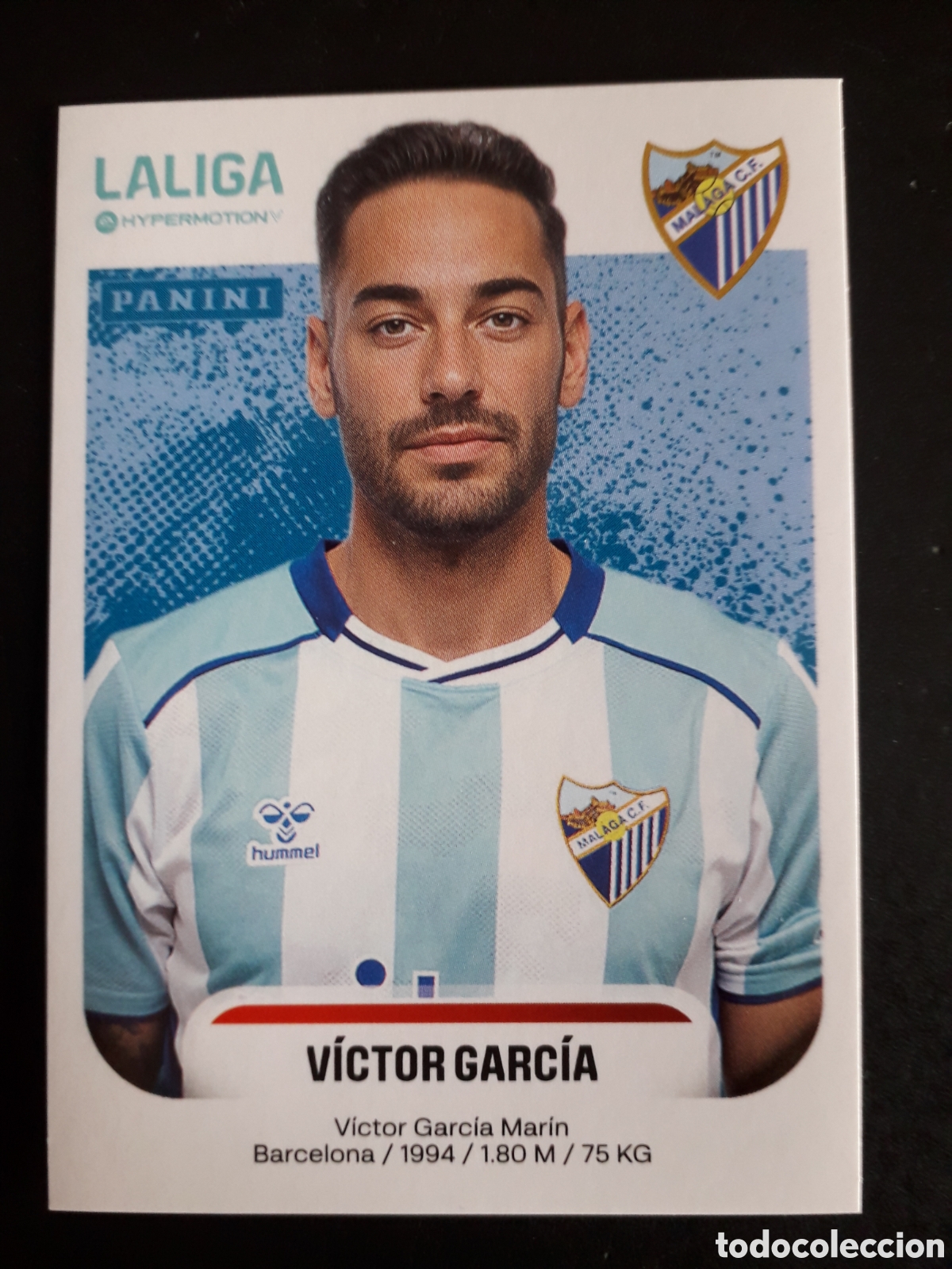 Cromos de F&uacute;tbol: V&Iacute;CTOR GARC&Iacute;A M&Aacute;LAGA N&deg; 295 LALIGA HYPERMOTION 25 26 2025 2026 PANINI SIN PEGAR PEDIDO M&Iacute;NIMO 3&euro;.