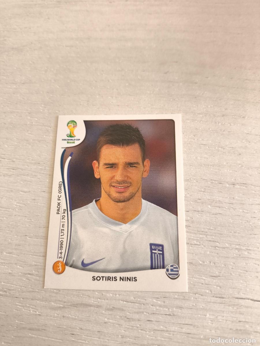 Fu&szlig;ball-Sticker: 217 Sotiris Ninis GRECIA PANINI FIFA MUNDIAL WORLD CUP BRASIL 2014 NO LIGA ESTE