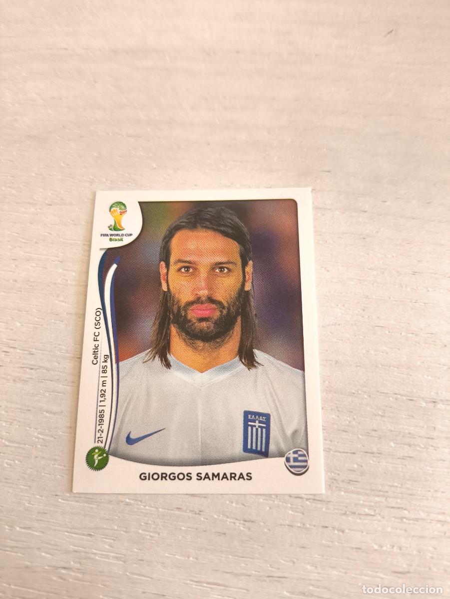 Cromos de F&uacute;tbol: 218 Giorgos Samaras GRECIA PANINI FIFA MUNDIAL WORLD CUP BRASIL 2014 NO LIGA ESTE