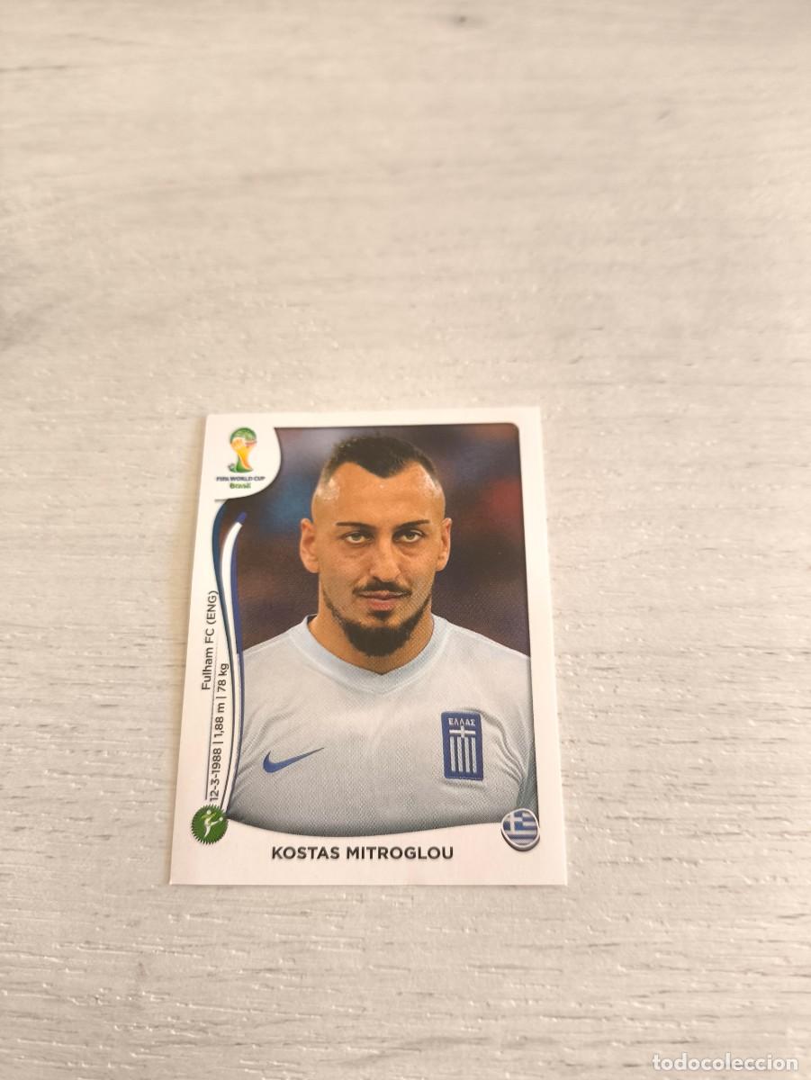 Cromos de F&uacute;tbol: 221 Kostas Mitroglou GRECIA PANINI FIFA MUNDIAL WORLD CUP BRASIL 2014 NO LIGA ESTE