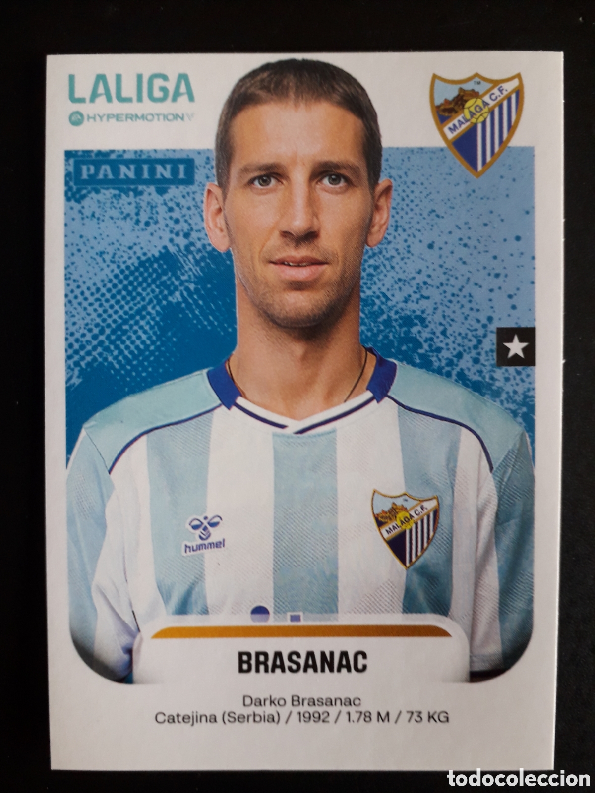 Cromos de F&uacute;tbol: BRASANAC M&Aacute;LAGA N&deg; 296 A LALIGA HYPERMOTION 25 26 2025 2026 PANINI SIN PEGAR PEDIDO M&Iacute;NIMO 3&euro;