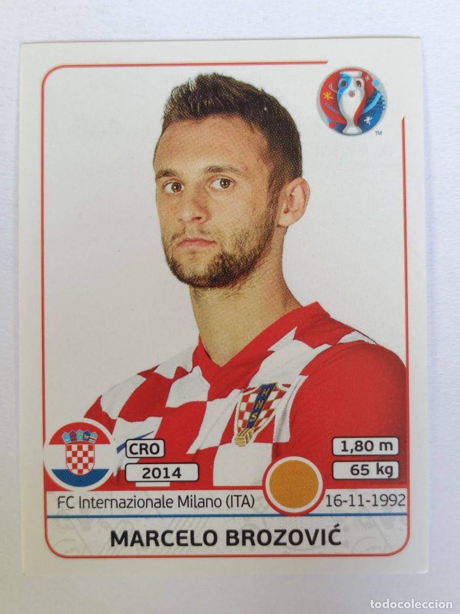 Cromos de F&uacute;tbol: #446 MARCELO BROZOVIC (CROACIA) EURO FRANCIA 2016 PANINI
