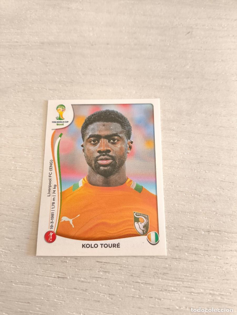 Cromos de F&uacute;tbol: 225 Kolo Toure COSTA DE MARFIL PANINI FIFA MUNDIAL WORLD CUP BRASIL 2014 NO LIGA ESTE