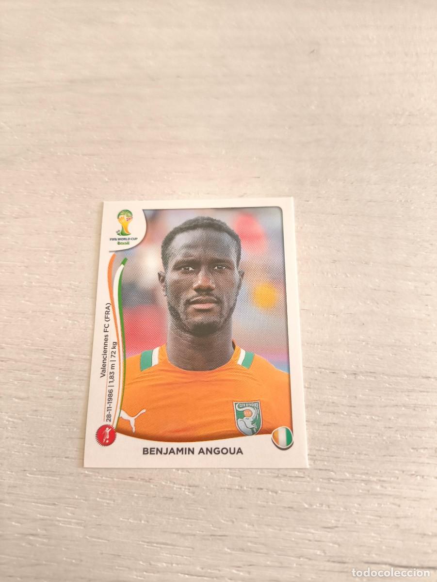 Cromos de F&uacute;tbol: 229 Benjamin Angoua COSTA DE MARFIL PANINI FIFA MUNDIAL WORLD CUP BRASIL 2014 NO LIGA ESTE
