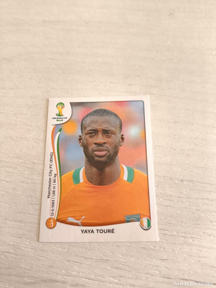 Cromos de F&uacute;tbol: 231 Yaya Toure COSTA DE MARFIL PANINI FIFA MUNDIAL WORLD CUP BRASIL 2014 NO LIGA ESTE