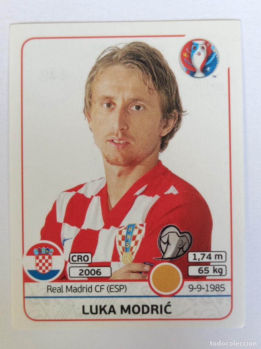 Cromos de F&uacute;tbol: #448 LUKA MODRIC (CROACIA) EURO FRANCIA 2016 PANINI
