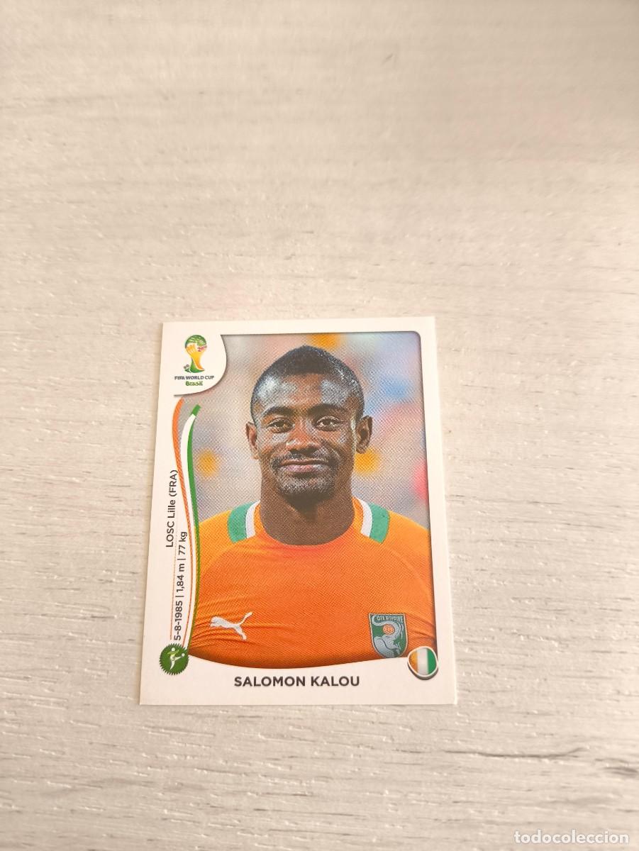 Fu&szlig;ball-Sticker: 237 Salomon Kalou COSTA DE MARFIL PANINI FIFA MUNDIAL WORLD CUP BRASIL 2014 NO LIGA ESTE