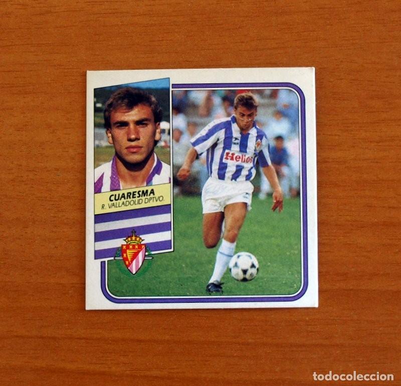 Football Stickers: Real Valladolid - Cuaresma - Ediciones Este Liga 1989-1990, 89-90 - Nunca Pegado