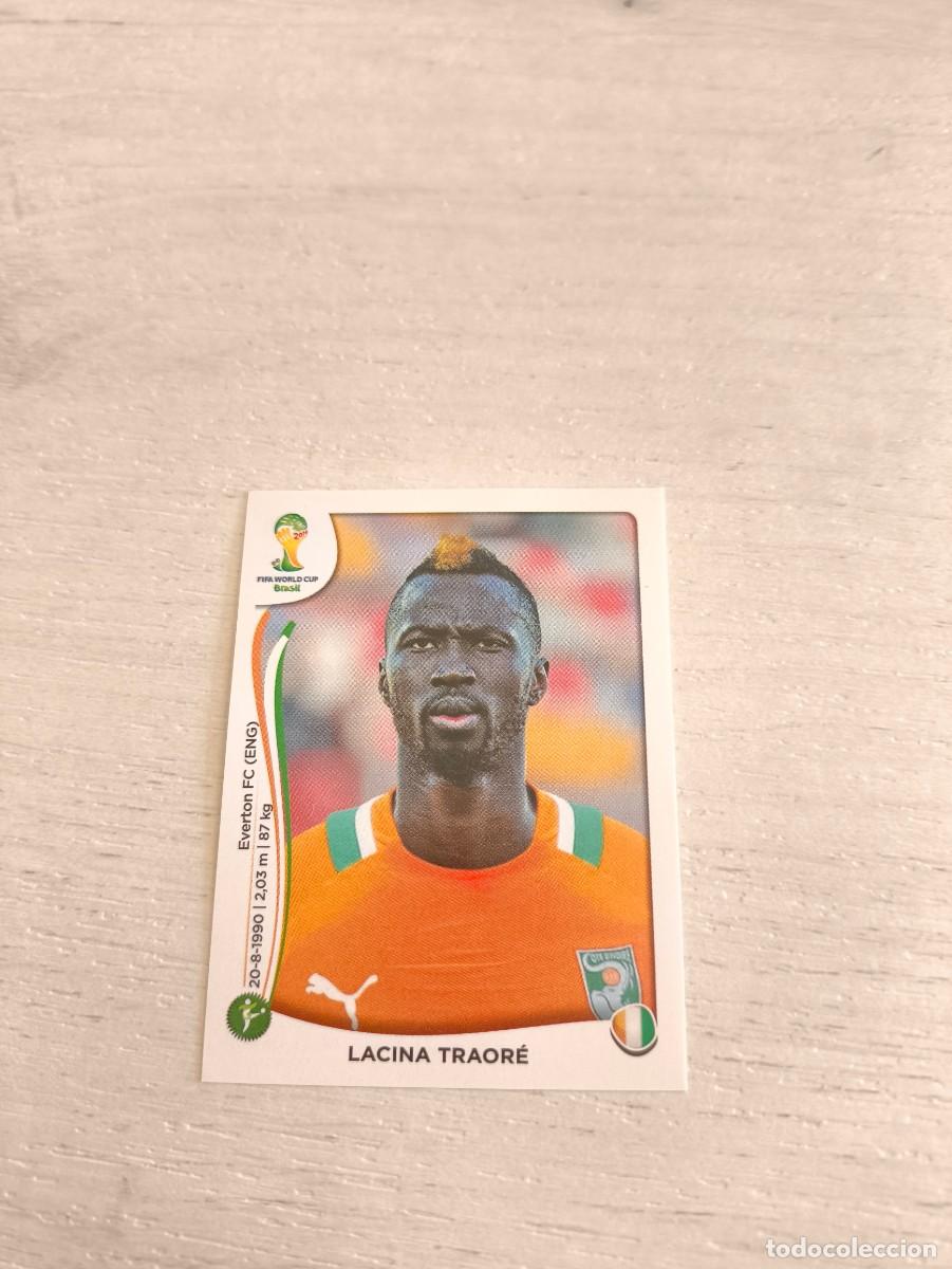 Football Stickers: 239 Lacina Traore COSTA DE MARFIL PANINI FIFA MUNDIAL WORLD CUP BRASIL 2014 NO LIGA ESTE