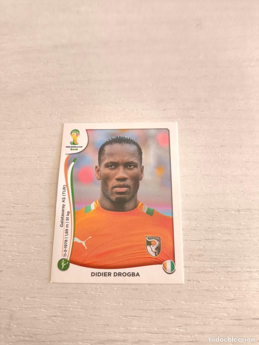 Football Stickers: 240 Didier Drogba COSTA DE MARFIL PANINI FIFA MUNDIAL WORLD CUP BRASIL 2014 NO LIGA ESTE