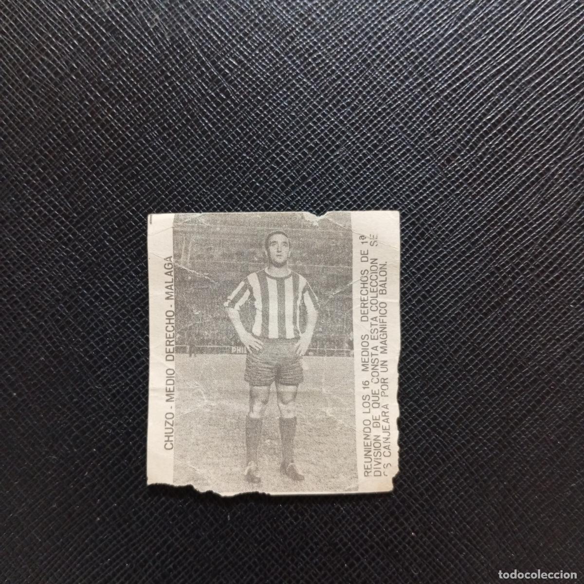 Football Stickers: CHUZO MALAGA CARAMELOS RAMOS 1965 1966 CROMO FUTBOL 65 66 LIGA - A206 PG30