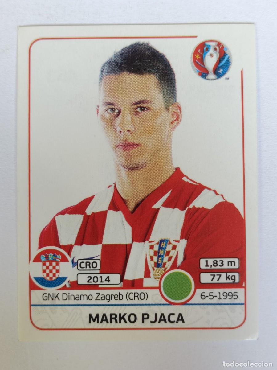 Football Stickers: #453 MARKO PJACA (CROACIA) EURO FRANCIA 2016 PANINI
