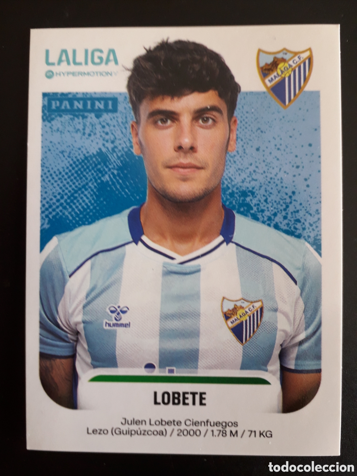 Figurine di Calcio: LOBETE M&Aacute;LAGA N&deg; 302 A LALIGA HYPERMOTION 25 26 2025 2026 PANINI SIN PEGAR PEDIDO M&Iacute;NIMO 3&euro;