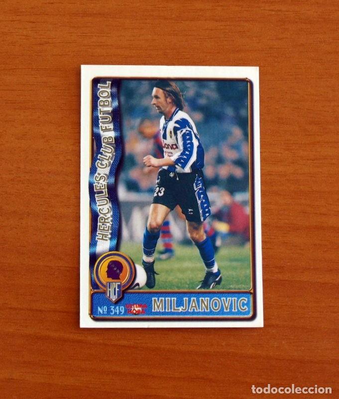 Cromos de F&uacute;tbol: H&eacute;rcules -N&ordm; 349 Miljanovic -UH -Mundicromo Las Fichas de la Liga de F&uacute;tbol 1996-1997-96-97