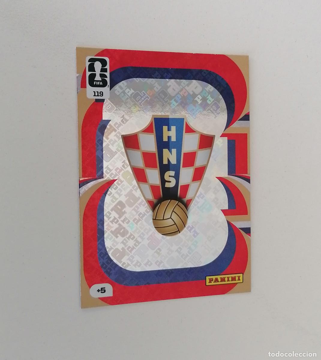 Cromos de F&uacute;tbol: 119 CROACIA escudo World Cup 2026 Adrenalyn XL Panini