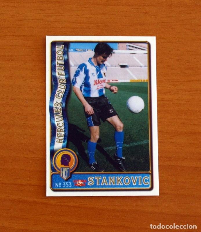 Cromos de F&uacute;tbol: H&eacute;rcules -N&ordm; 353 Stankovic -UH -Mundicromo Las Fichas de la Liga de F&uacute;tbol 1996-1997-96-97