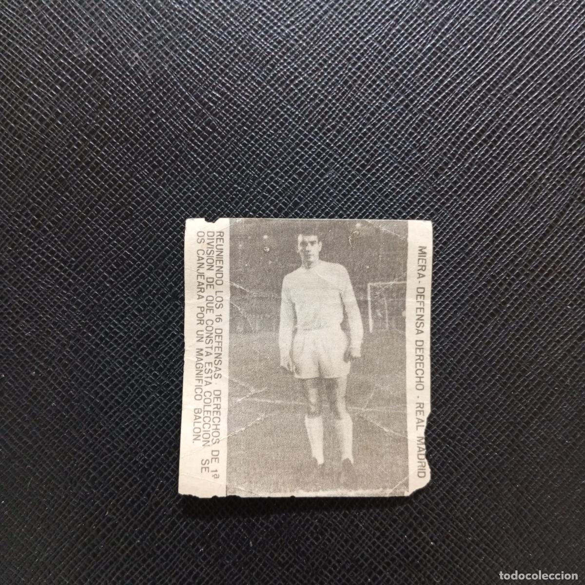 Figurine di Calcio: MIERA REAL MADRID CARAMELOS RAMOS 1965 1966 CROMO FUTBOL 65 66 LIGA - A206 PG39