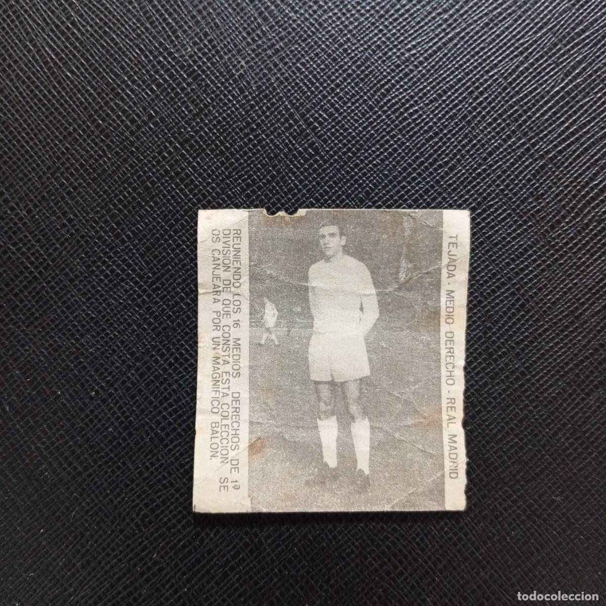 Figurine di Calcio: TEJADA REAL MADRID CARAMELOS RAMOS 1965 1966 CROMO FUTBOL 65 66 LIGA - A206 PG40