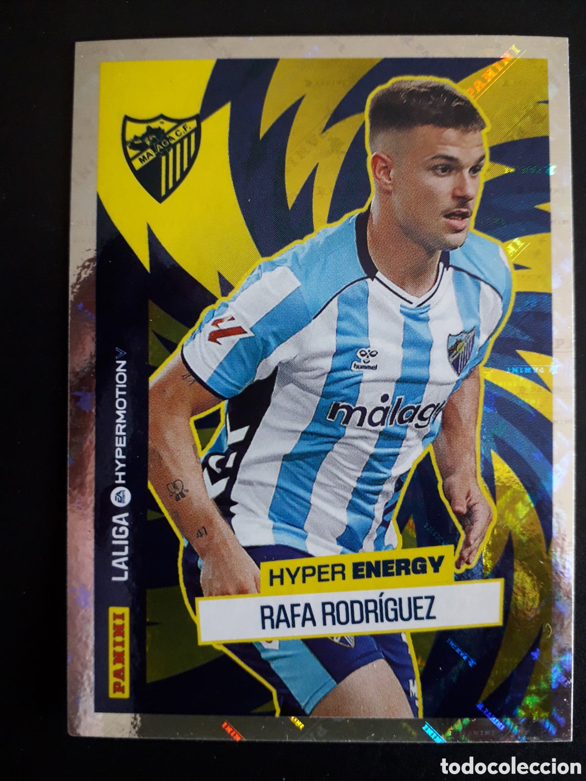 Figurine di Calcio: RAFA RODR&Iacute;GUEZ M&Aacute;LAGA ENERGY N&deg; 473 LALIGA HYPERMOTION 25 26 2025 2026 PANINI PEDIDO M&Iacute;NIMO 3&euro;