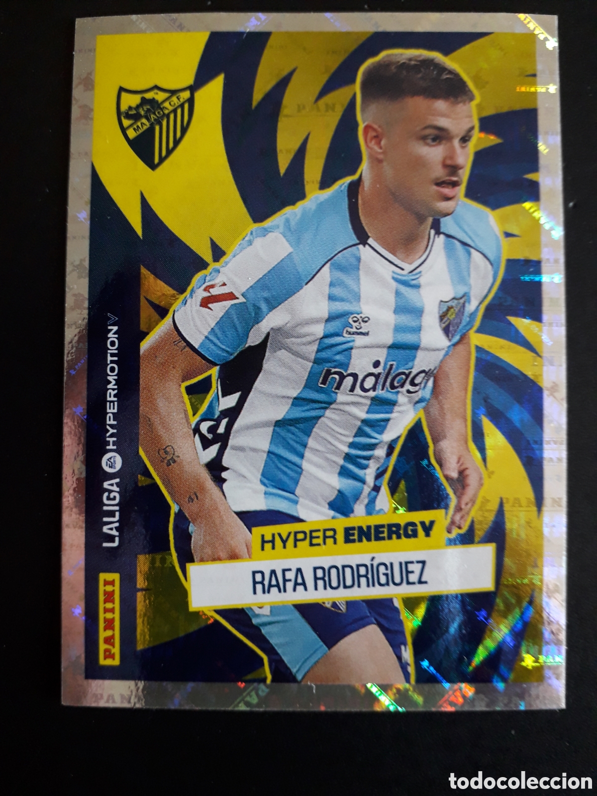 Figurine di Calcio: RAFA RODR&Iacute;GUEZ M&Aacute;LAGA ENERGY N&deg; 473 LALIGA HYPERMOTION 25 26 2025 2026 PANINI PEDIDO M&Iacute;NIMO 3&euro;