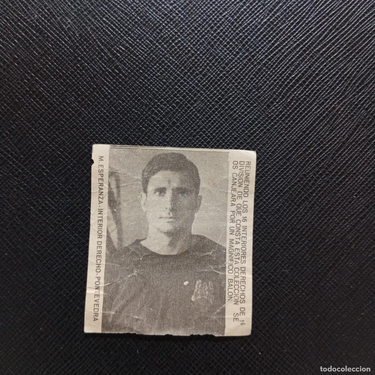 Cromos de F&uacute;tbol: M ESPERANZA PONTEVEDRA CARAMELOS RAMOS 1965 1966 CROMO FUTBOL 65 66 LIGA - A206 PG42