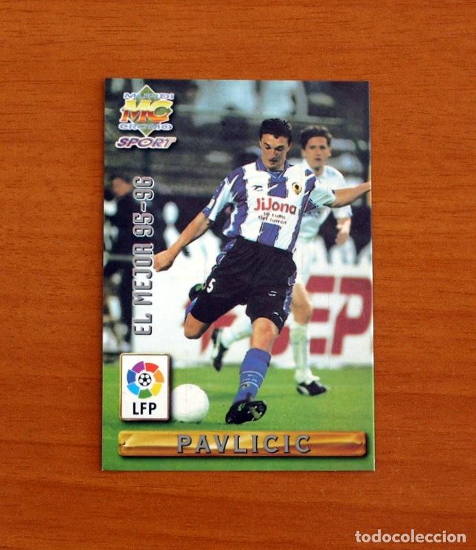 Fu&szlig;ball-Sticker: H&eacute;rcules -N&ordm; 419 Pavlicic El Mejor 95-96-Mundicromo Las Fichas Liga de F&uacute;tbol 1996-1997-96-97