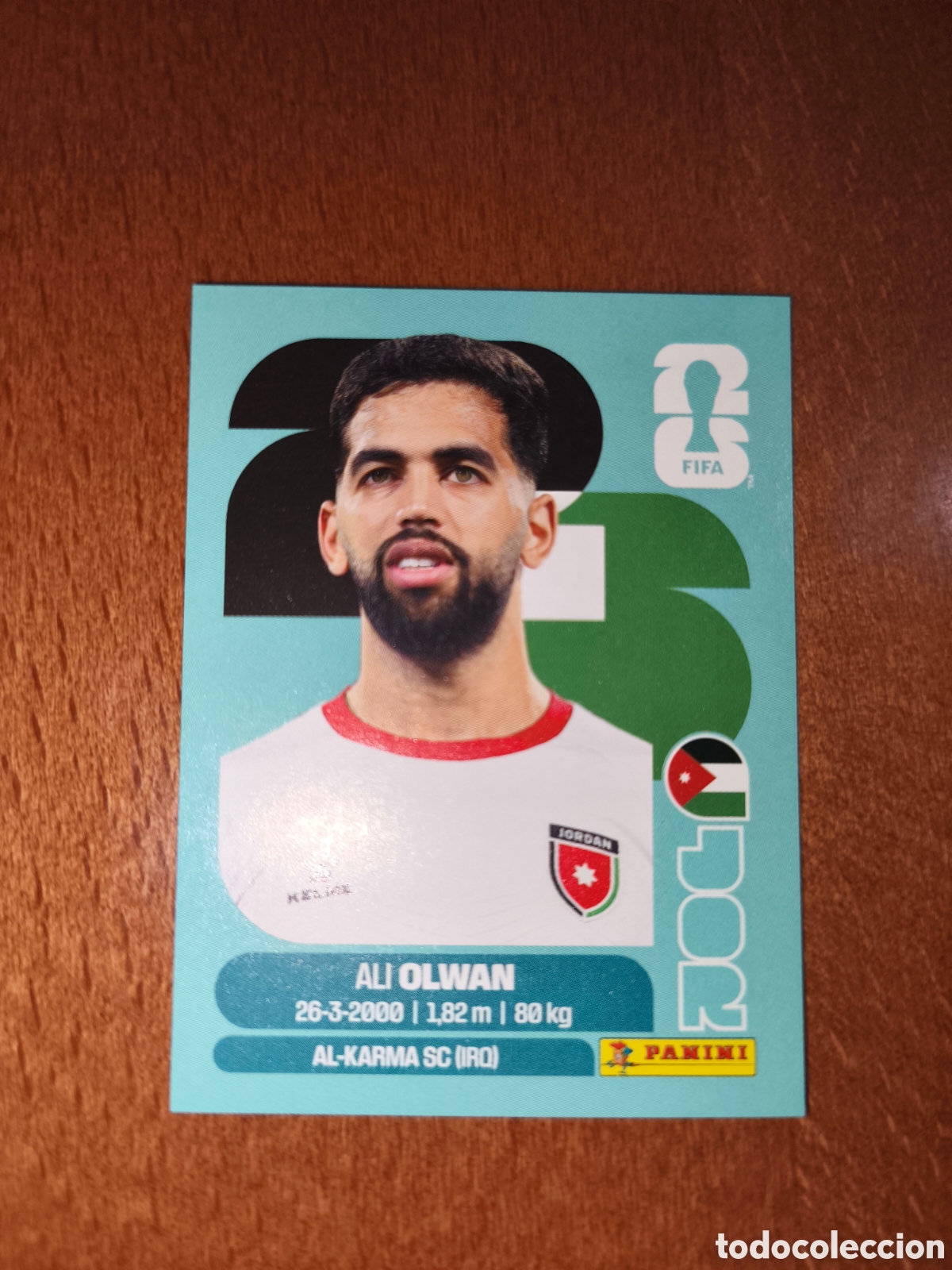 Cromos de F&uacute;tbol: JOR18 Ali Olwan Fifa World Cup 2026 Jordania