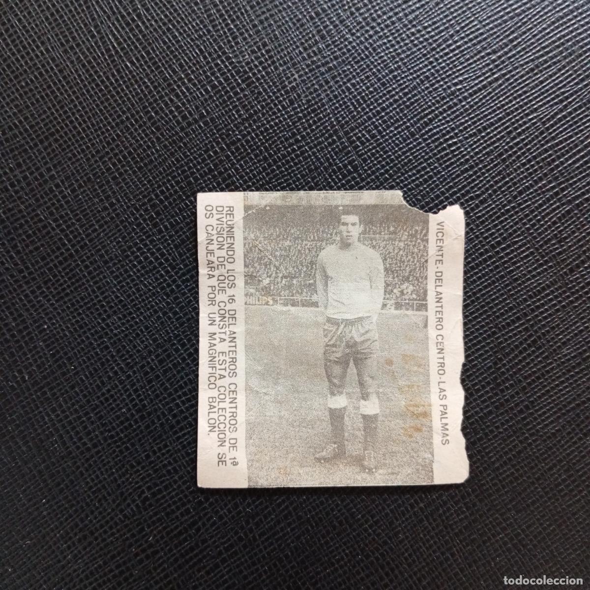 Cromos de F&uacute;tbol: VICENTE LAS PALMAS CARAMELOS RAMOS 1965 1966 CROMO FUTBOL 65 66 LIGA - A206 PG44