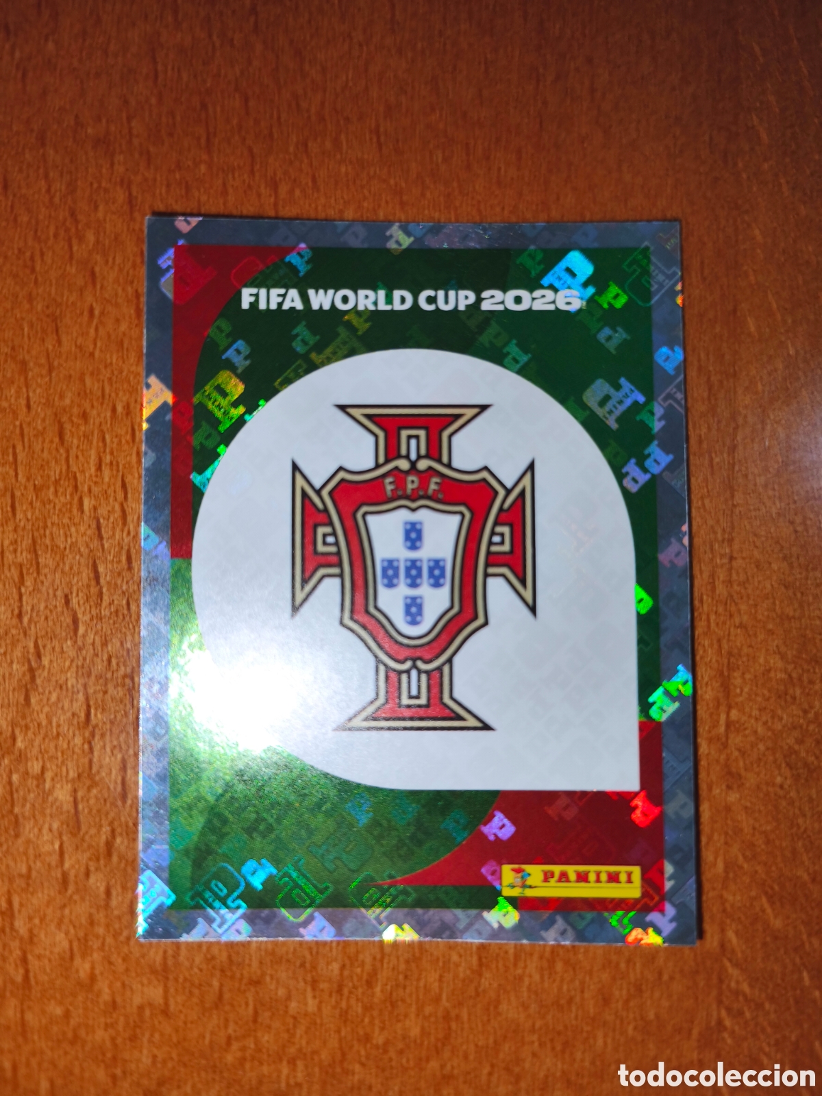 Cromos de F&uacute;tbol: POR1 Escudo Fifa World Cup 2026 Portugal