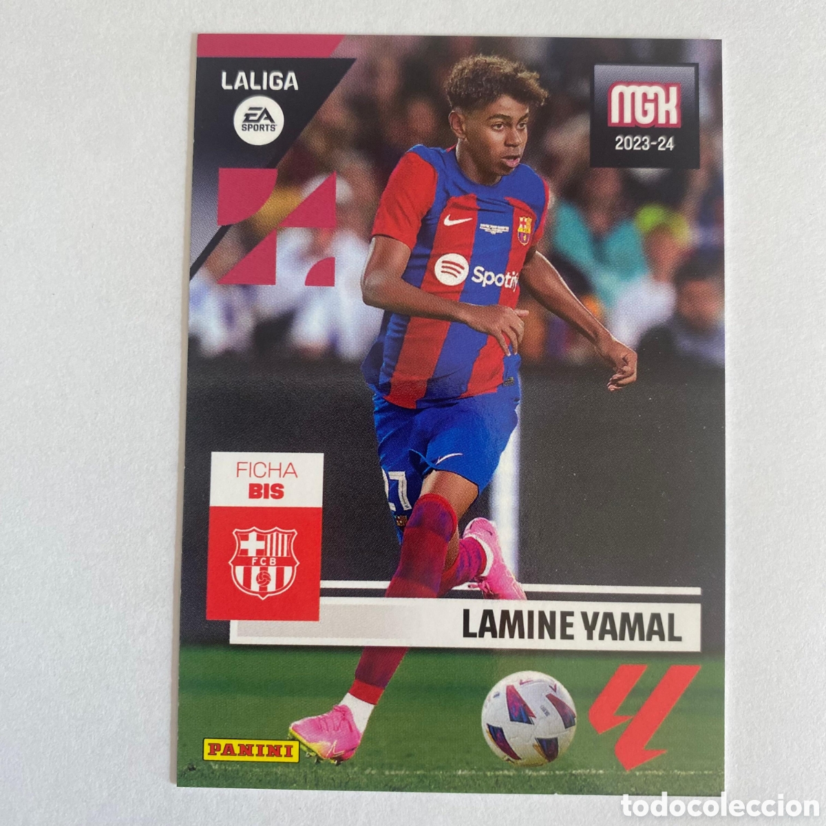 Cromos de F&uacute;tbol: Lamine Yamal 108 bis Rookie Megacracks 2023-24 2023 2024
