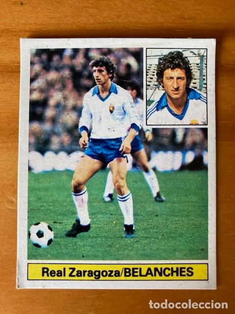 Football Stickers: BELANCHES REAL ZARAGOZA 81-82 ESTE RECUPERADO